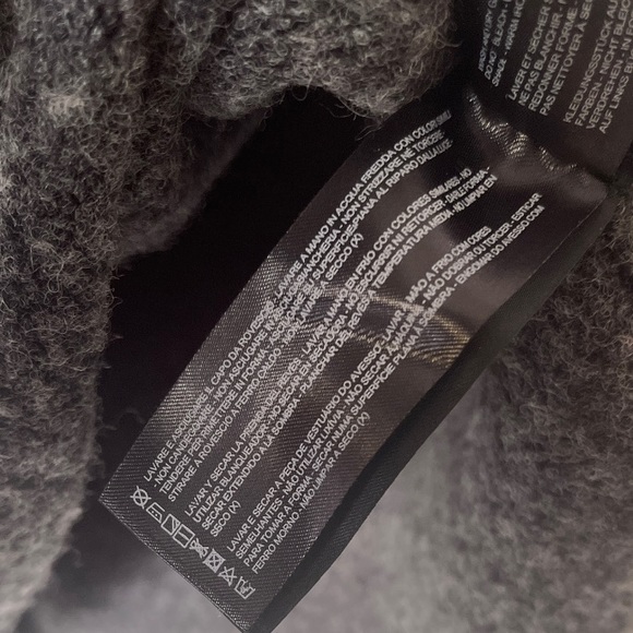 C/MEO Collective Grey Wool‎ Blend Mock Neck Oversized Bell Sleeve Sweater - Picture 5 of 8